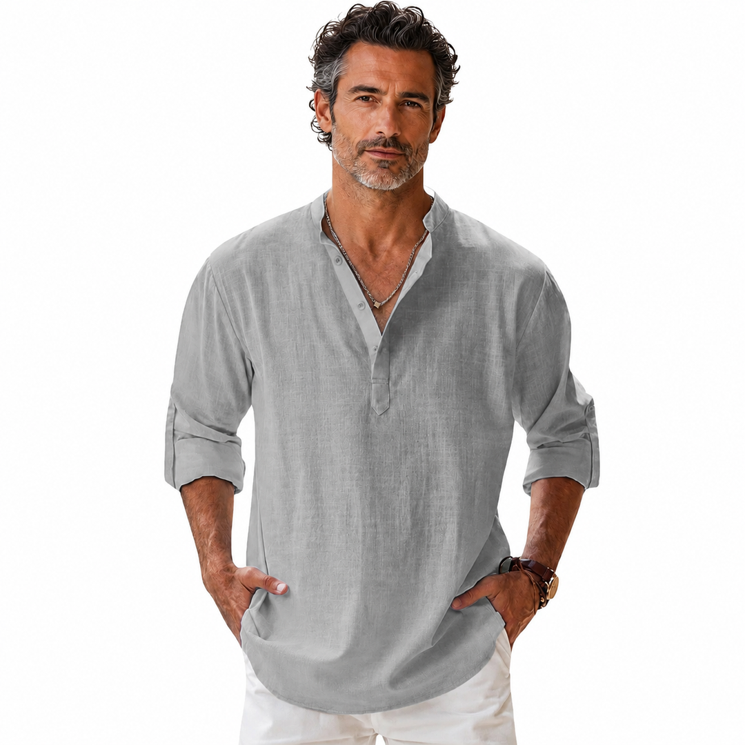Morland - Camisa de lino transpirable