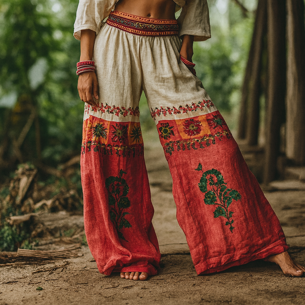 Jovie - pantalones bohemios casuales y elegantes