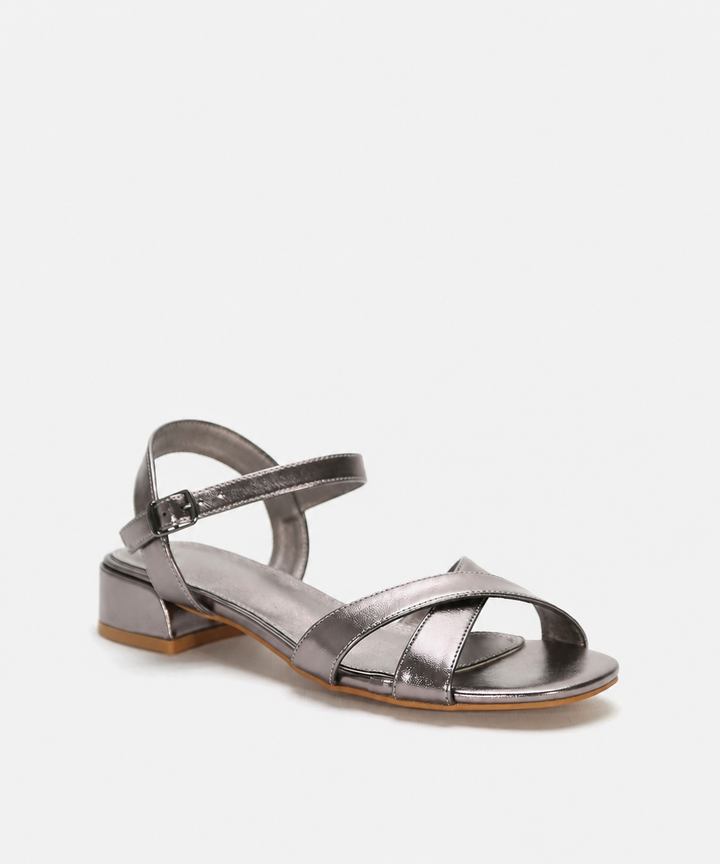 Abrielle - Sandalias elegantes de tacón bajo