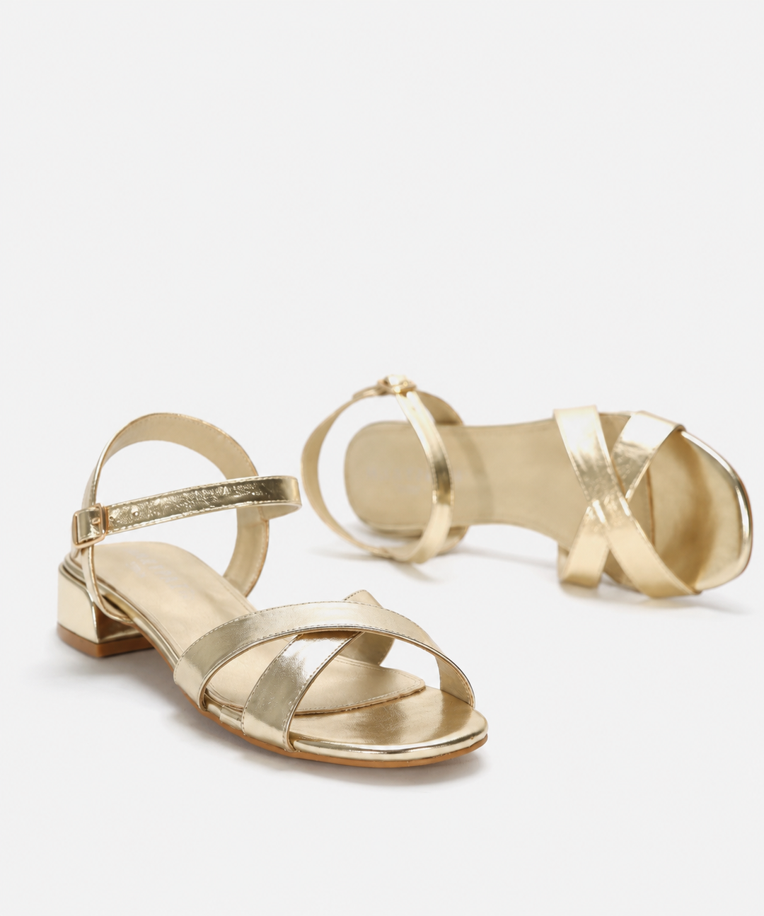 Abrielle - Sandalias elegantes de tacón bajo