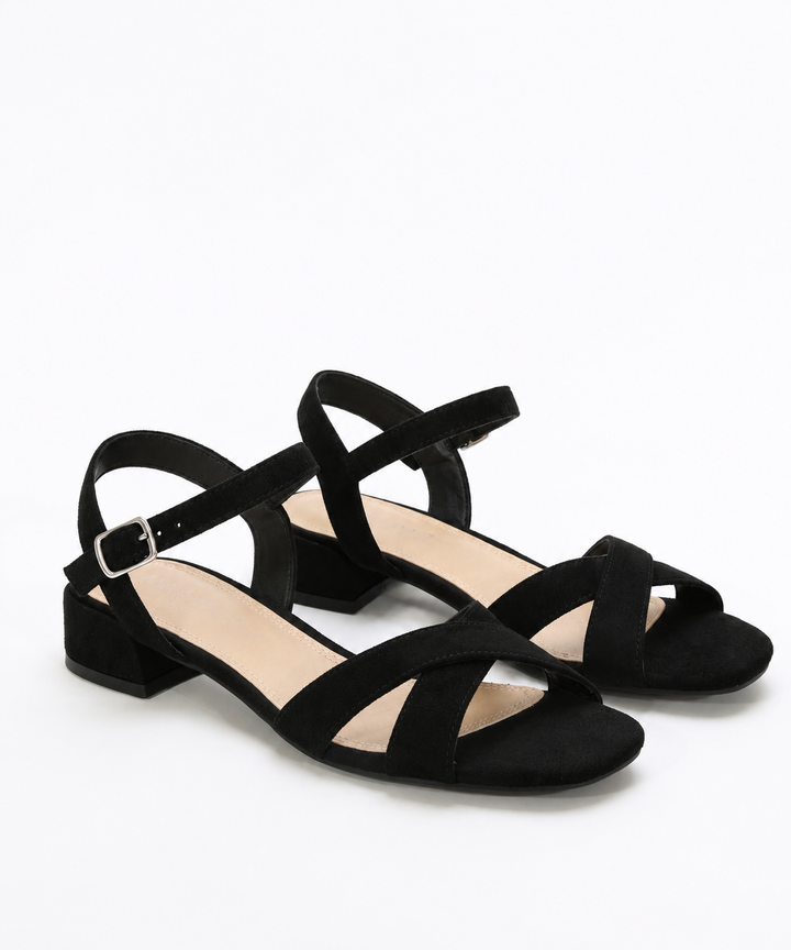 Abrielle - Sandalias elegantes de tacón bajo