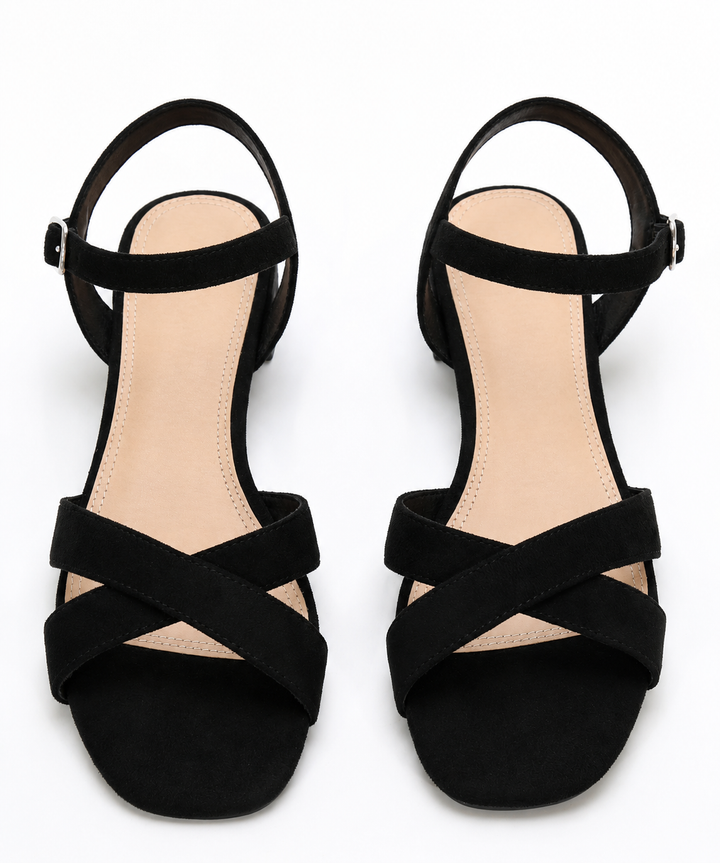 Abrielle - Sandalias elegantes de tacón bajo