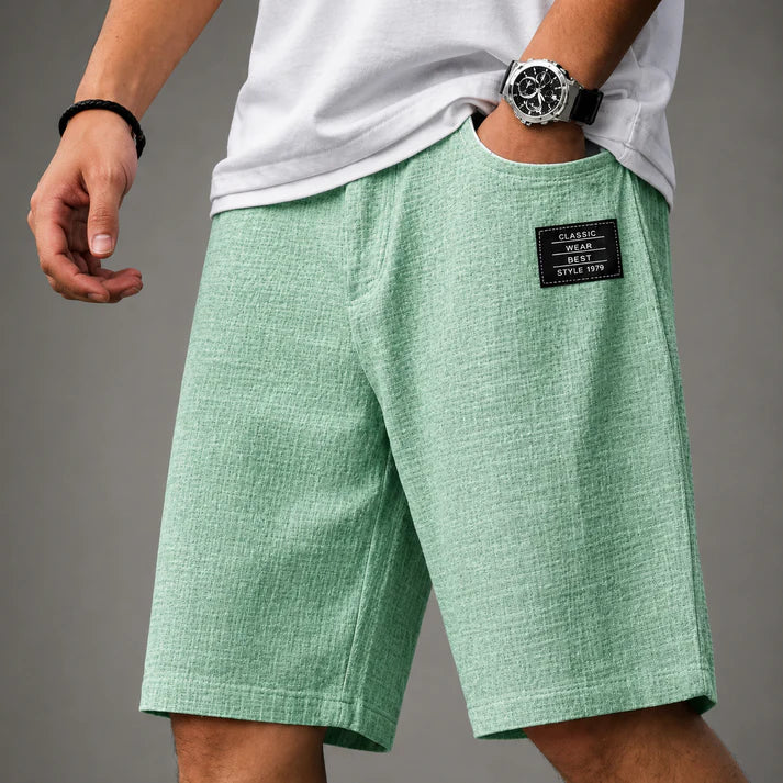 Caelan - Shorts de lino fino