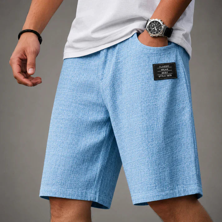 Caelan - Shorts de lino fino