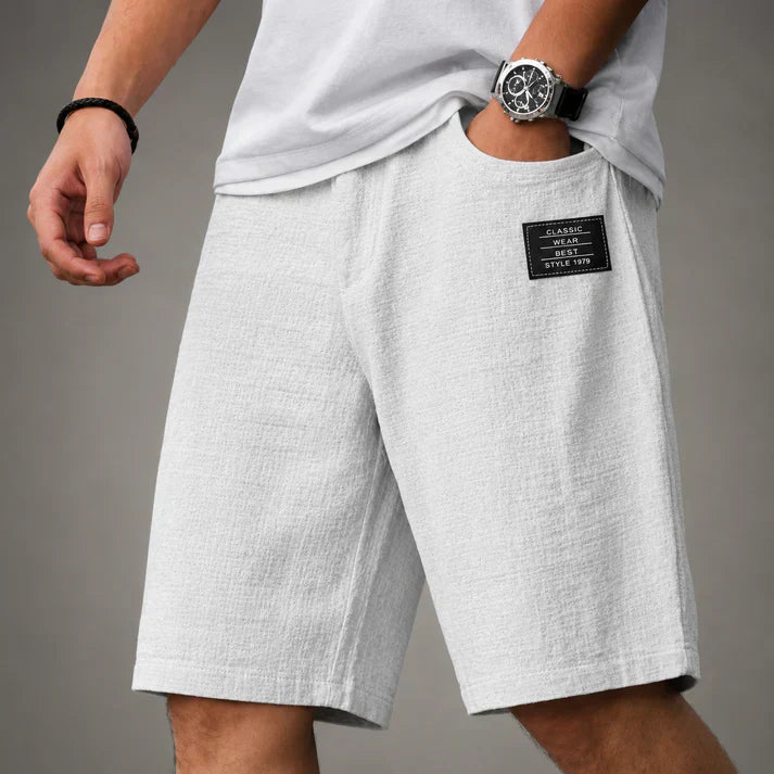 Caelan - Shorts de lino fino