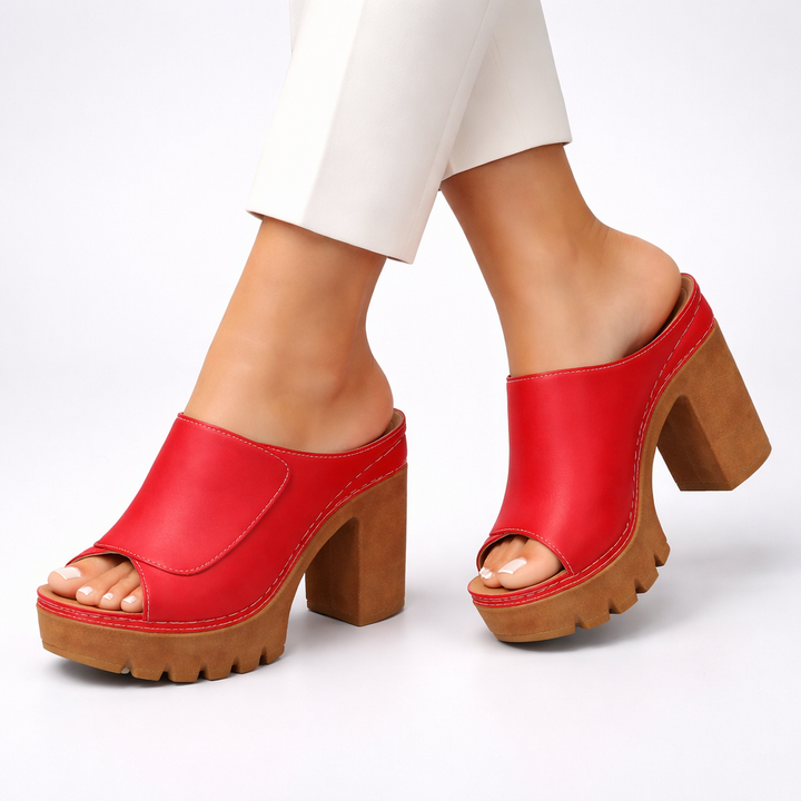 Melisande - Tacones de plataforma pulidos