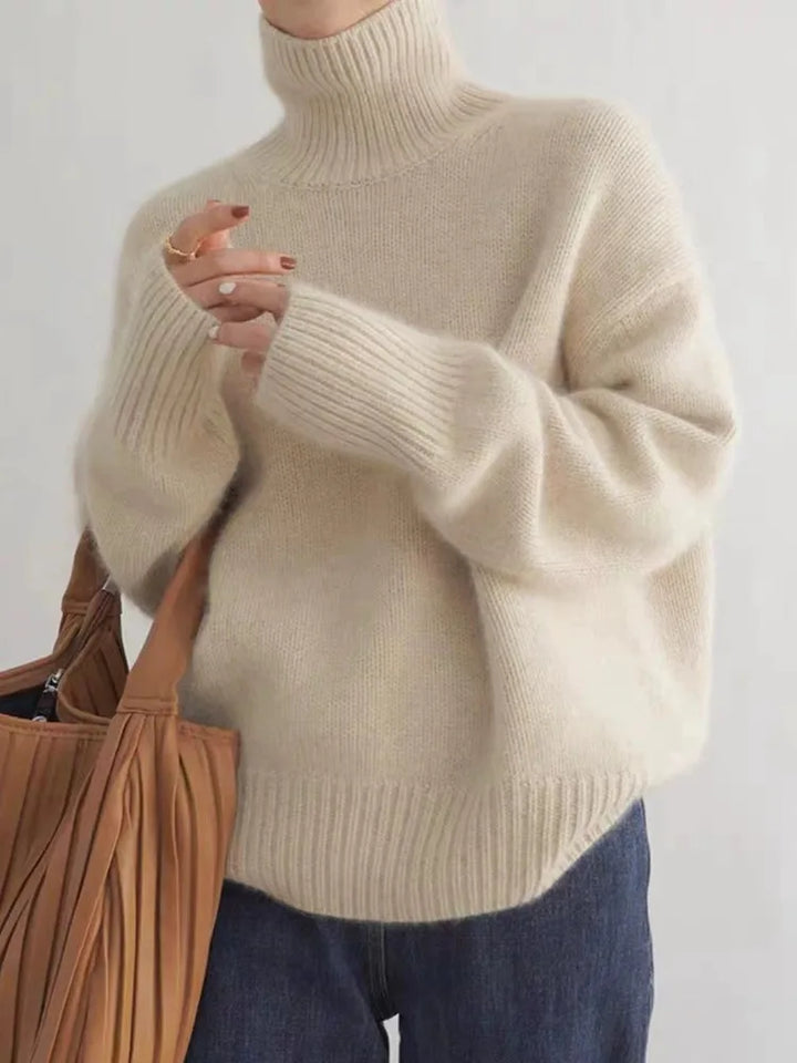 Acantha - Suéter de cuello de tortuga suave