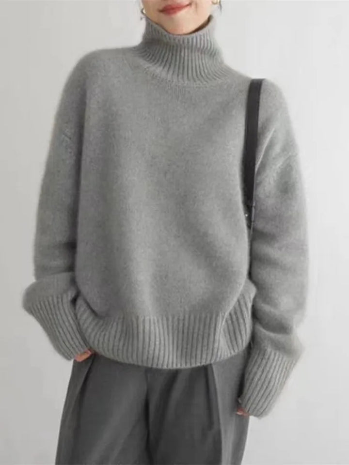 Acantha - Suéter de cuello de tortuga suave