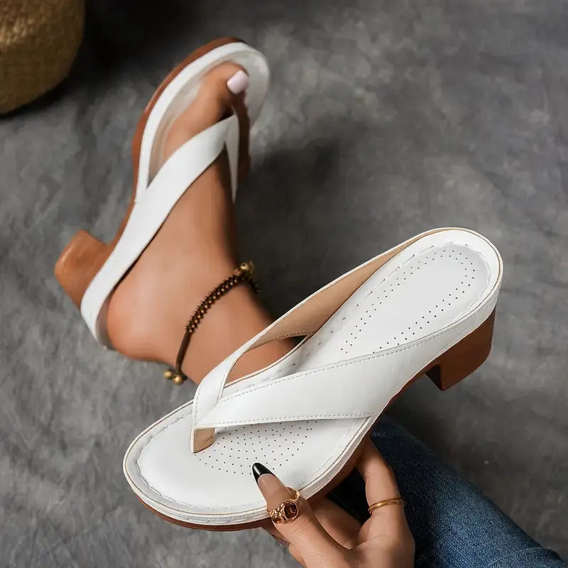 Alouette - Sandalias de tacón con plantilla acolchada