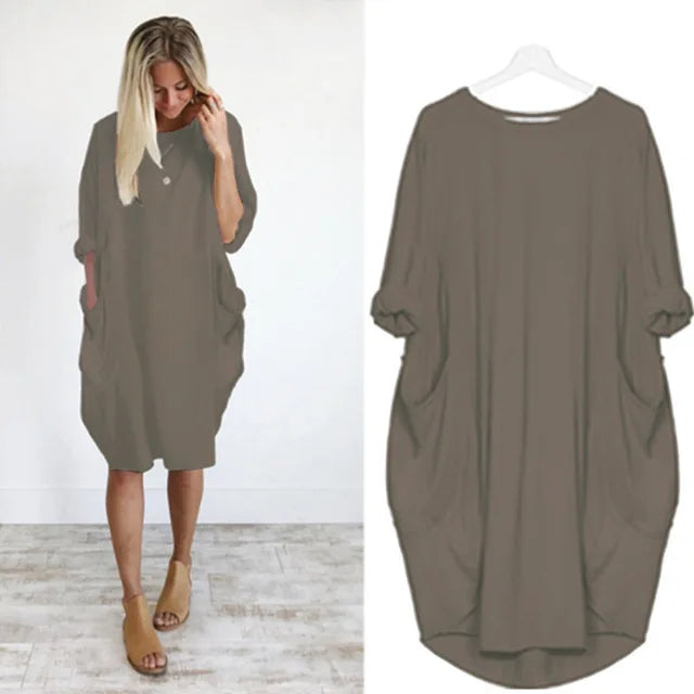 Bianca - vestido cómodo y holgado