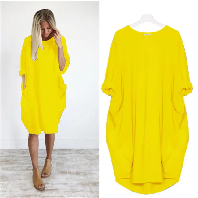 Bianca - vestido cómodo y holgado