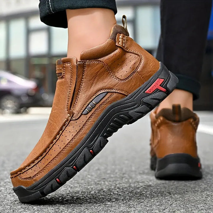 Barcliff - Botines de cuero resistentes