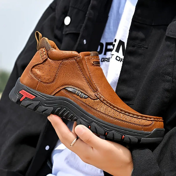 Barcliff - Botines de cuero resistentes