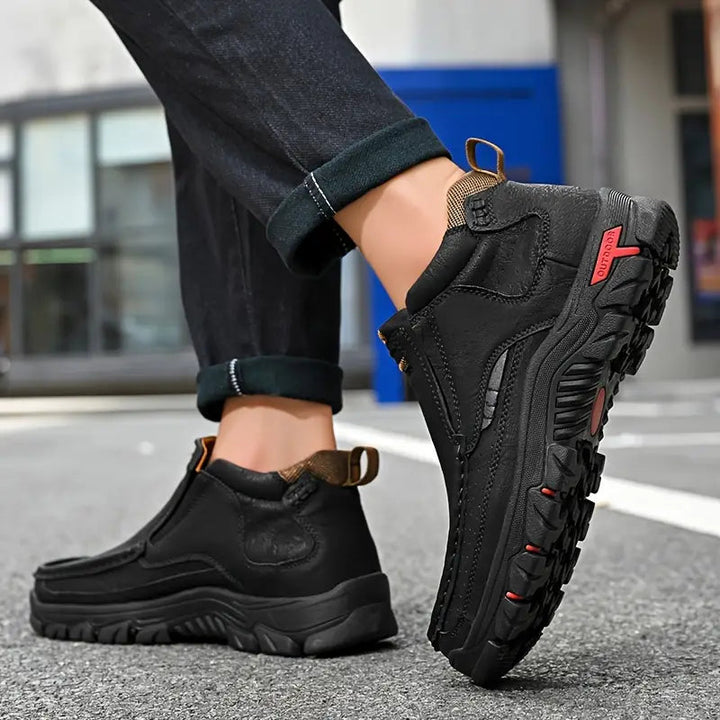 Barcliff - Botines de cuero resistentes