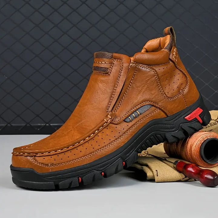 Barcliff - Botines de cuero resistentes
