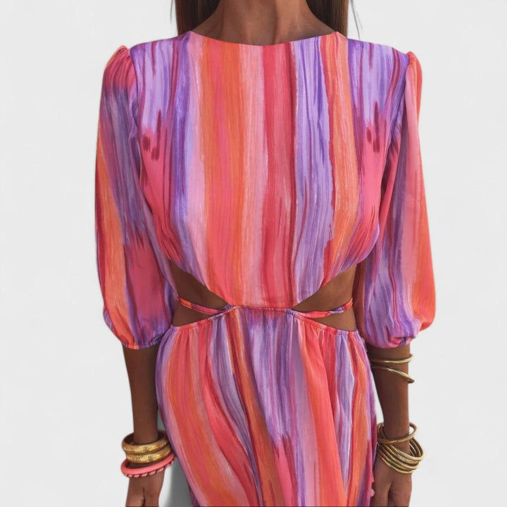 Gianae - Vestido maxi de tacto suave