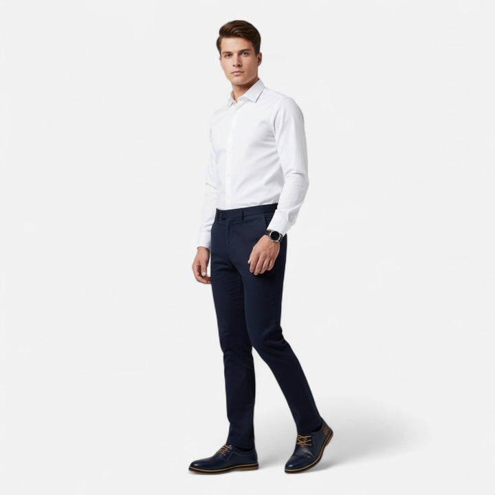 Tavian - Zapatos de vestir con acabado a mano