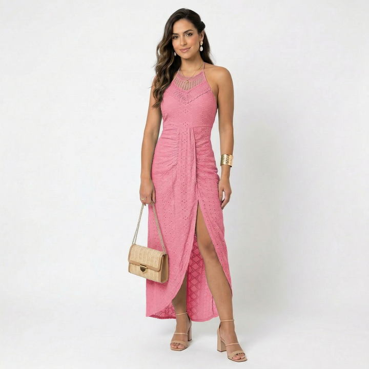 Phaedra - Vestido cruzado fluido
