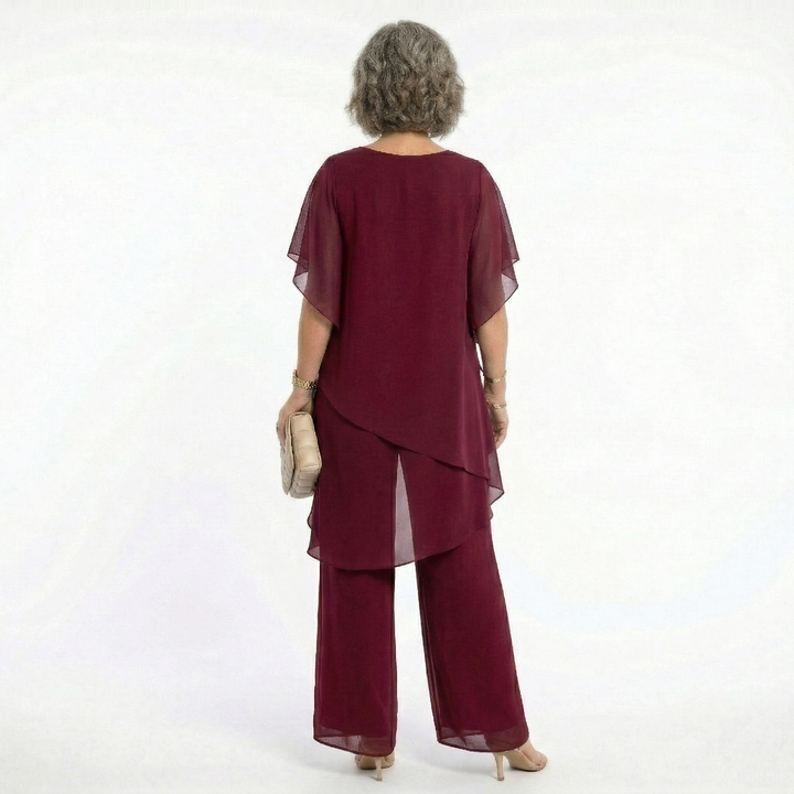 Thessalie - Enterizo fluido de noche
