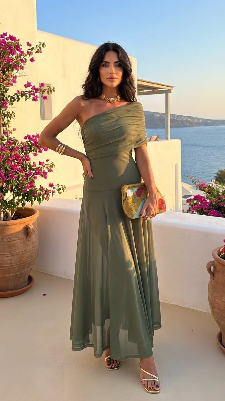 Zailyre - Vestido con escote Bardot, suave al tacto