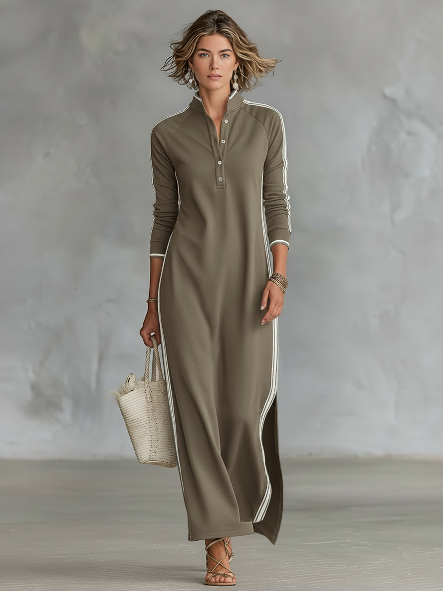 Carisette - Vestido de día a noche, suave al tacto