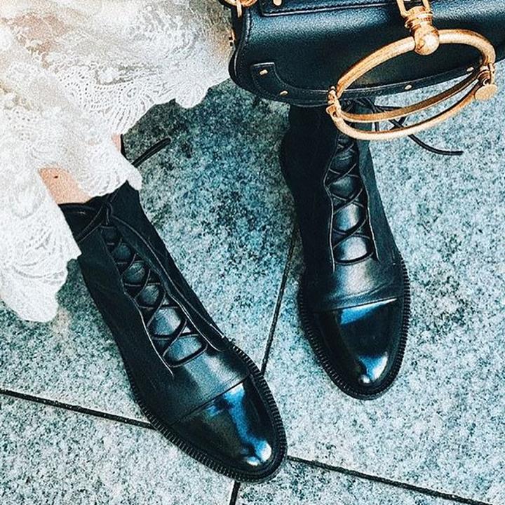 Urielle - Botas de tacón alto de lujo