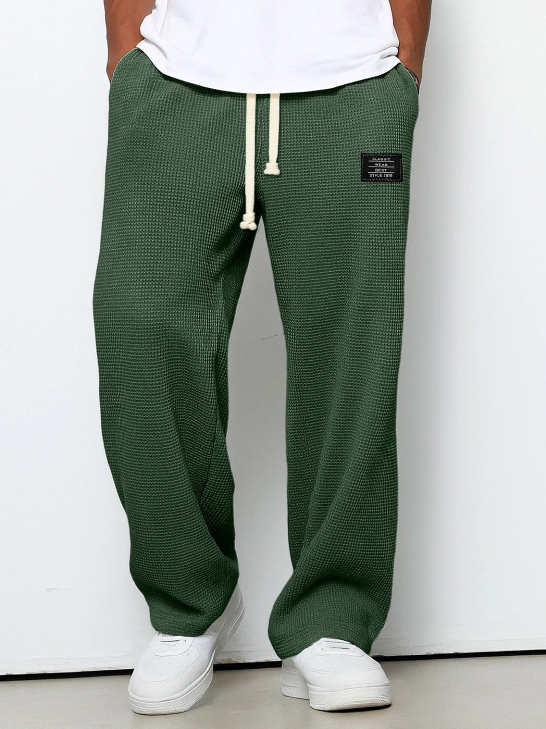 Vekor - Pantalón de pierna ancha de tacto suave