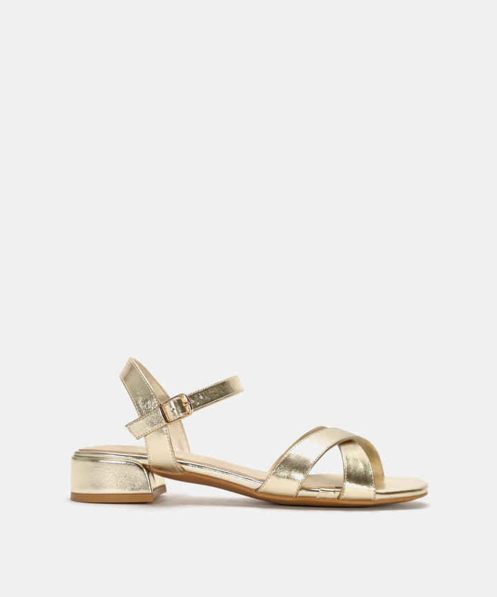 Abrielle - Sandalias elegantes de tacón bajo