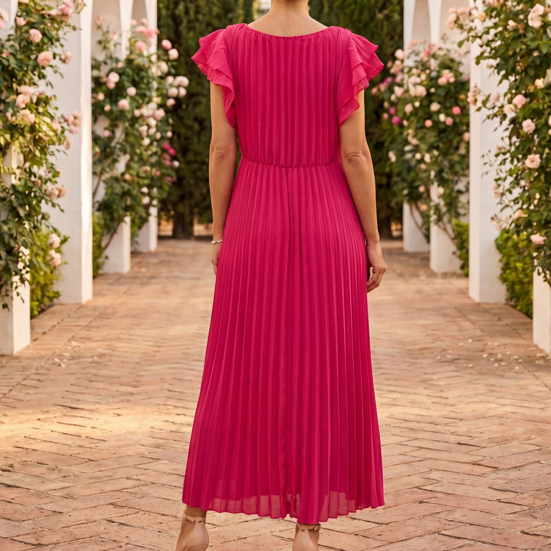 Mirren - Vestido de fiesta drapeado