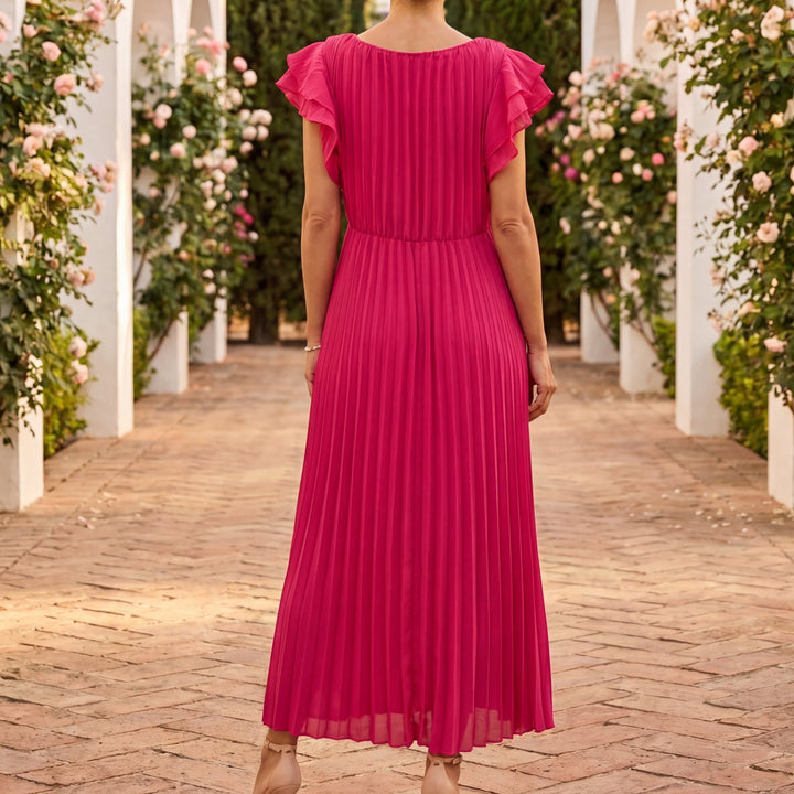 Mirren - Vestido de fiesta drapeado