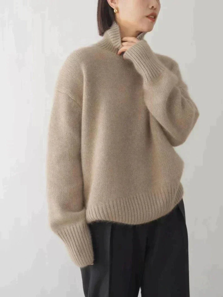 Acantha - Suéter de cuello de tortuga suave