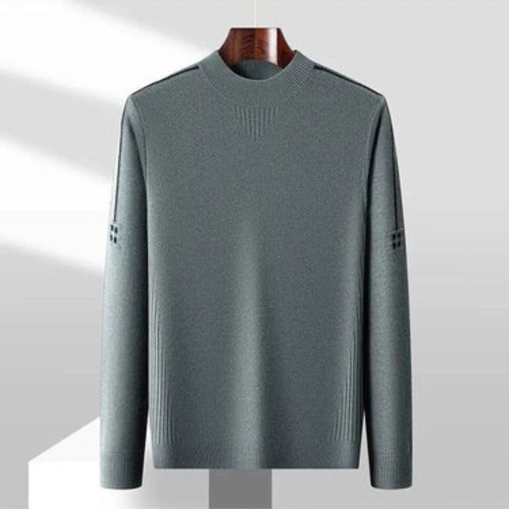 Kelvis - Suéter de cuello alto con jacquard texturizado