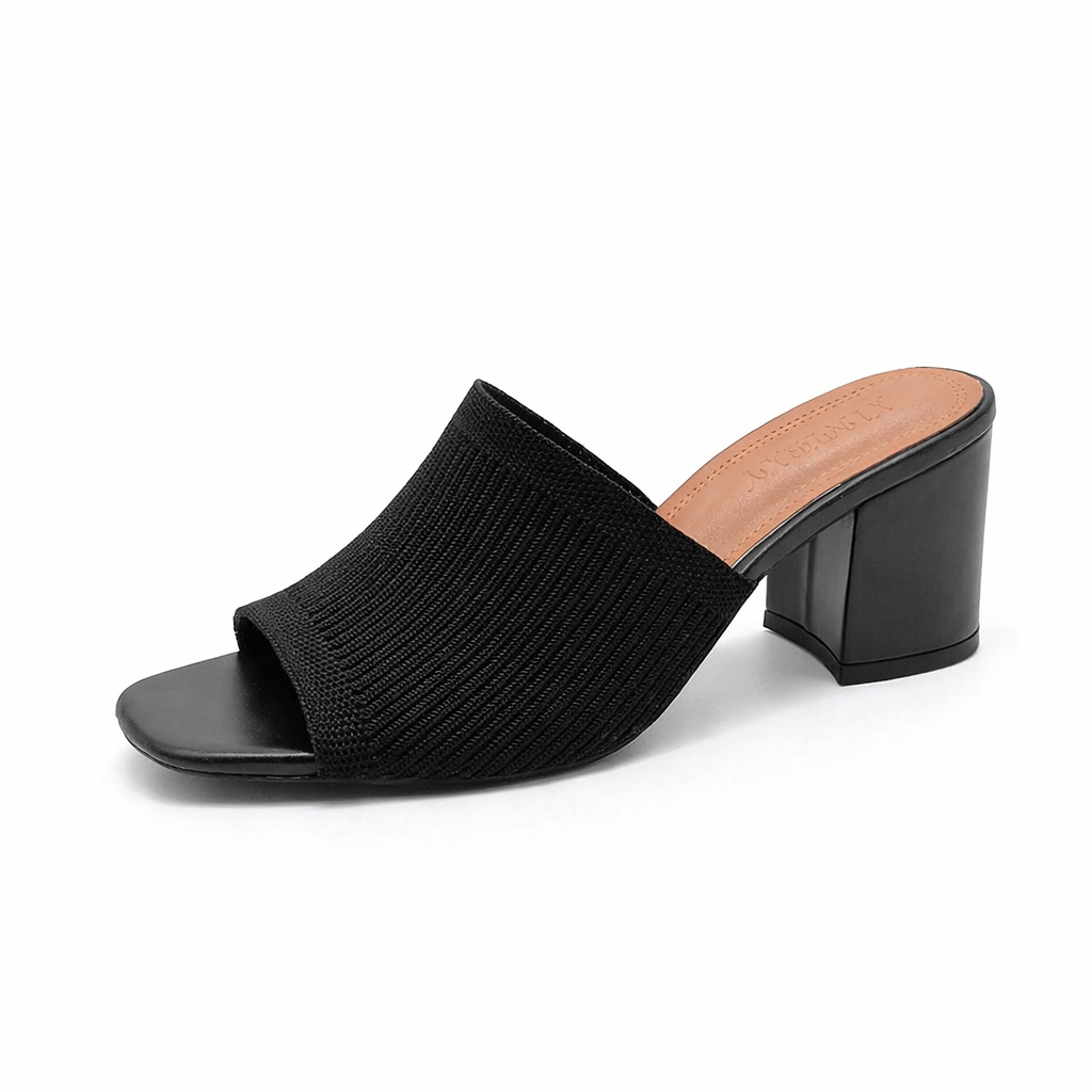 Virelle - Zapatos de tacón bajo con acabado suave al tacto