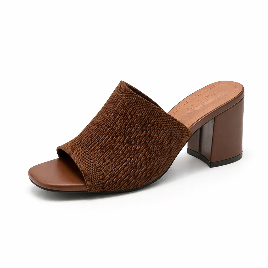 Virelle - Zapatos de tacón bajo con acabado suave al tacto