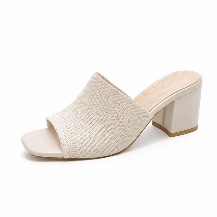 Virelle - Zapatos de tacón bajo con acabado suave al tacto