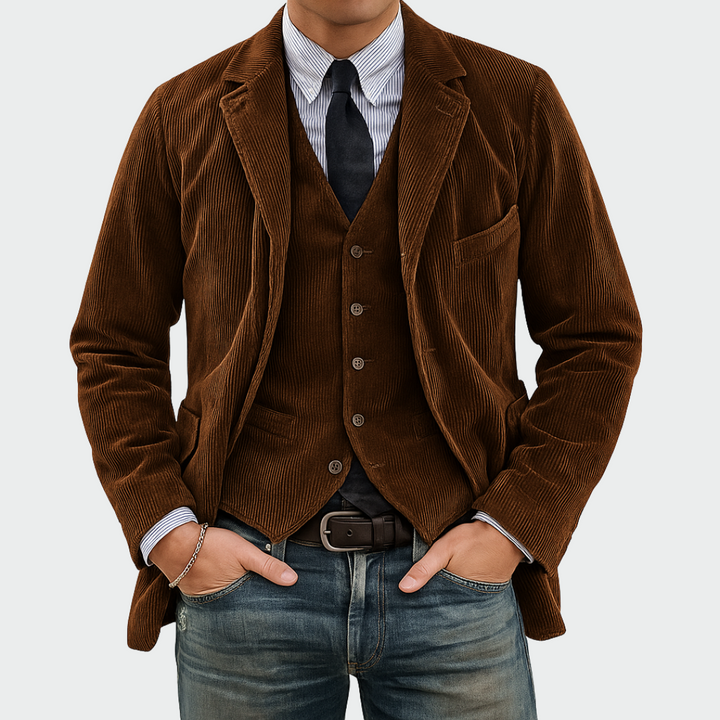 Cato - Conjunto de blazer y chaleco a la medida