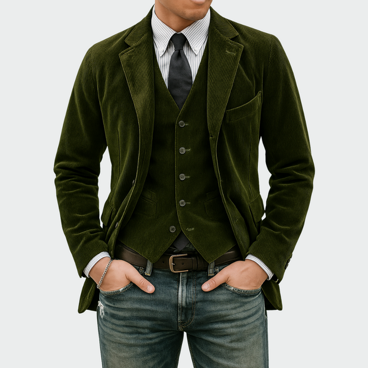 Cato - Conjunto de blazer y chaleco a la medida