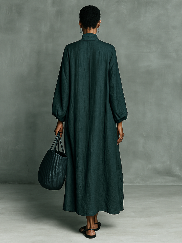 Alora - Maxivestido de lino premium
