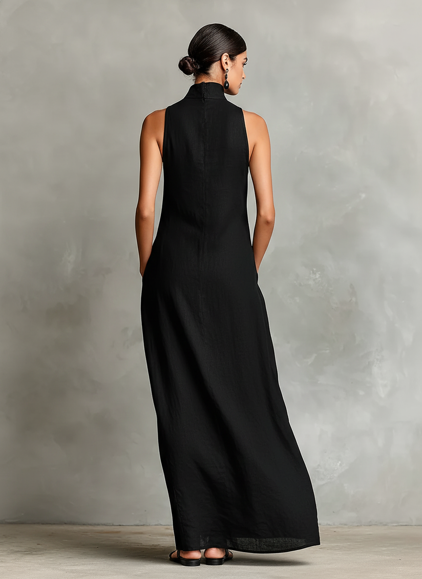 Tabitha - Maxivestido de lino premium