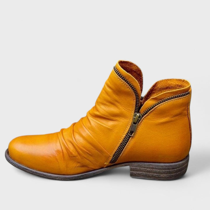 Endora - Botines elegantes con cremallera lateral