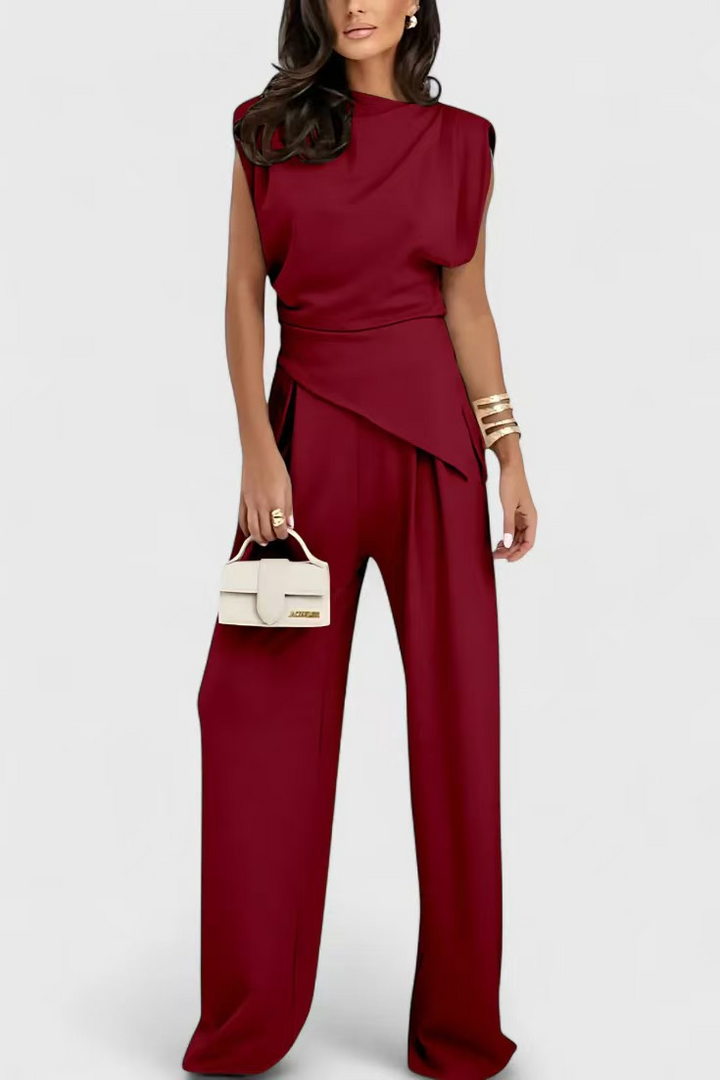 Junia - Elegante conjunto informal de dos piezas