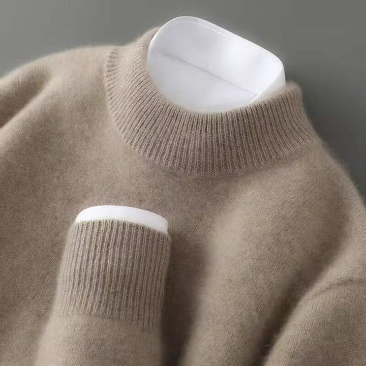 Ulvian - Suéter con cuello perkins suave al tacto