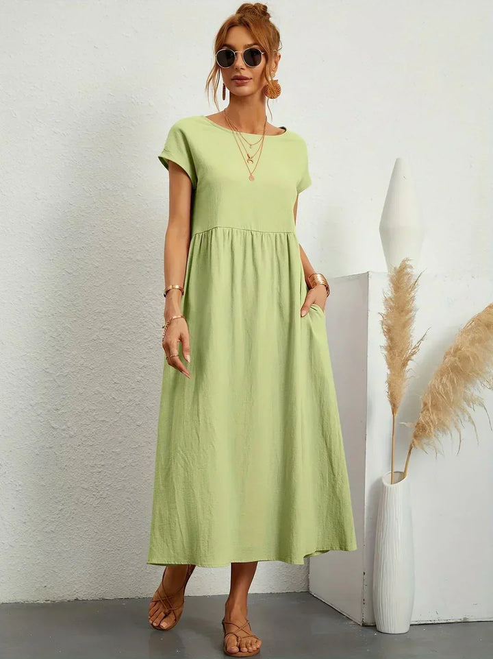 Keiraen - Vestido elegante de tacto suave