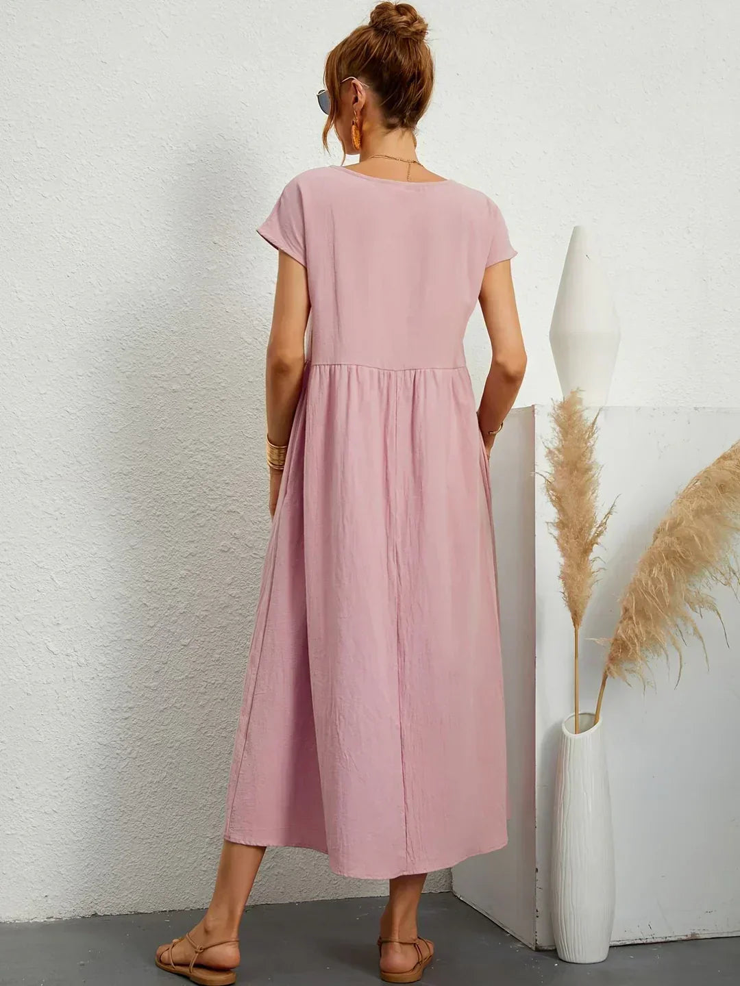 Keiraen - Vestido elegante de tacto suave