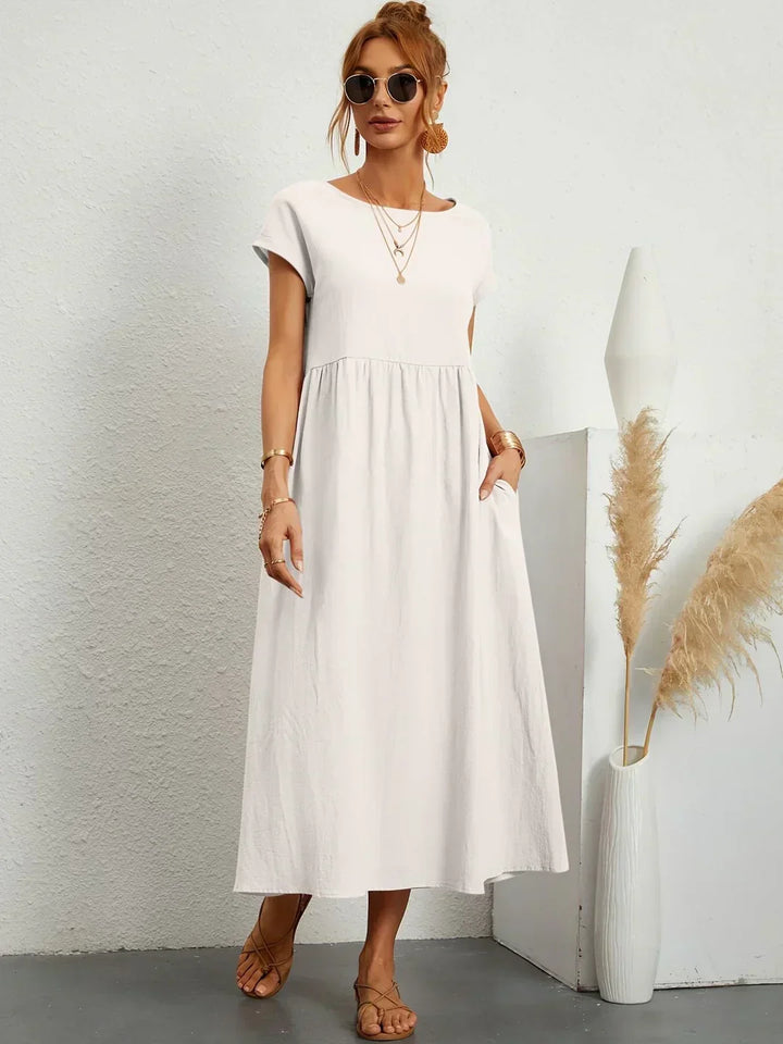 Keiraen - Vestido elegante de tacto suave
