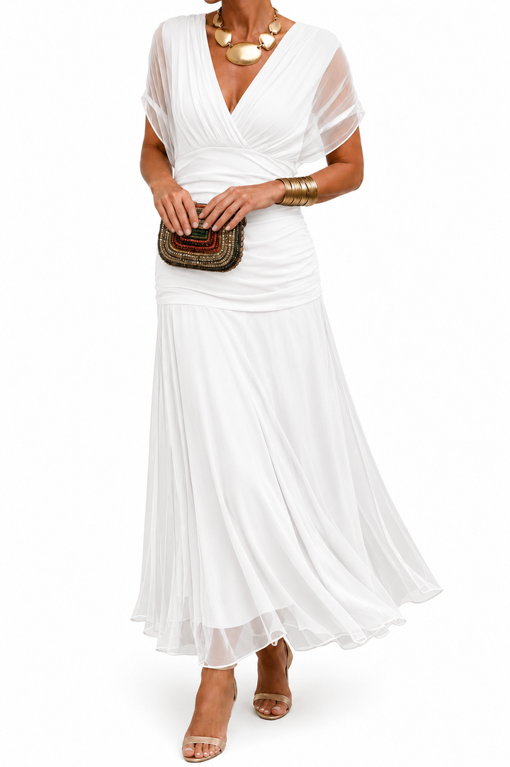 Nola - Vestido de noche etéreo de corte sirena