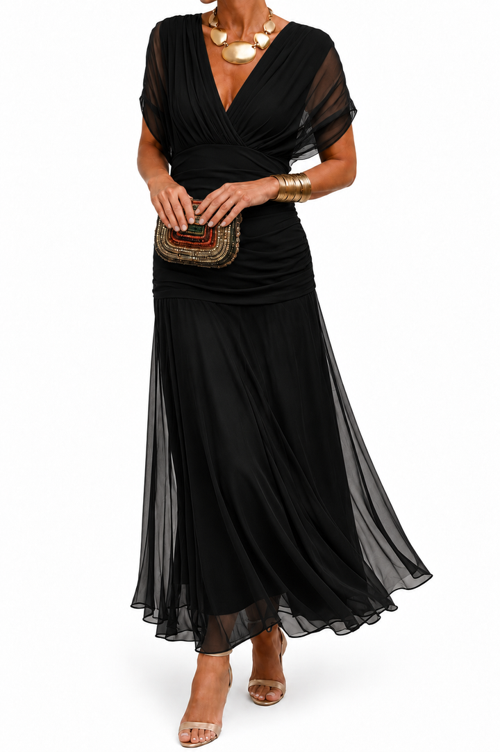 Nola - Vestido de noche etéreo de corte sirena