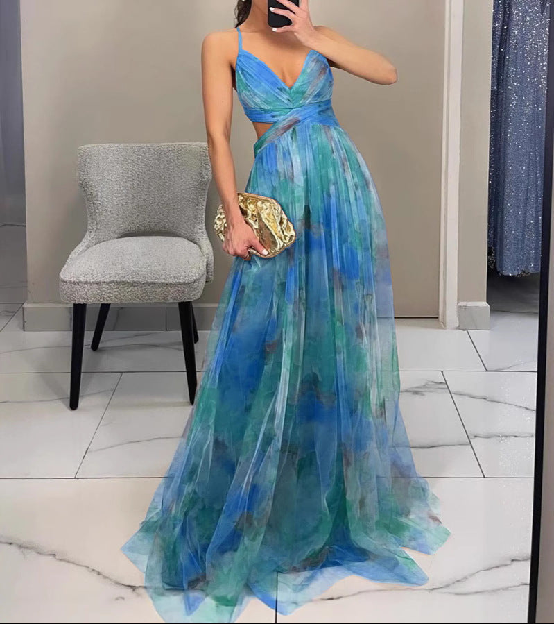 Nalina - Maxivestido fluido floral