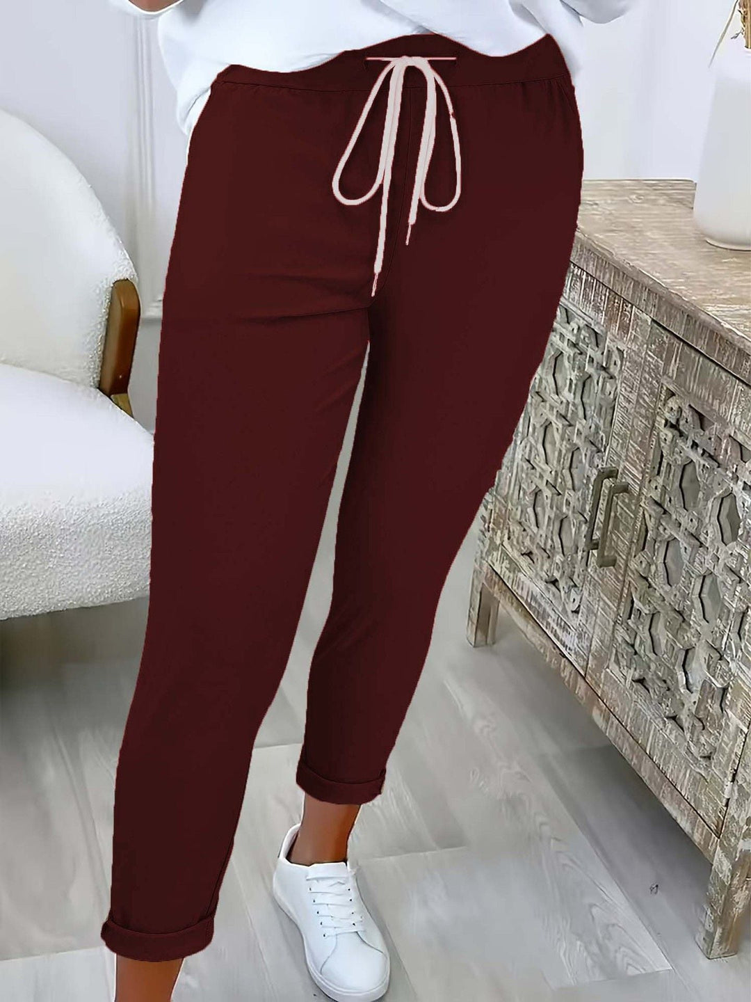 Tansy - Pantalón con jareta ajustable en la cintura