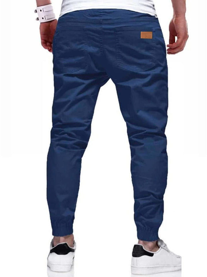 Xavier - Pantalones jogger entallados con jareta